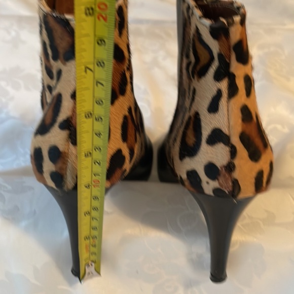 Perdri Miralles Made in Spain leather boots black with animal print Sz 8 - Picture 6 of 9